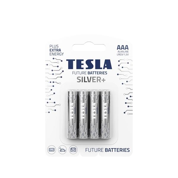 Alkal. baterie Tesla SILVER+ LR03, typ AAA, 4 ks