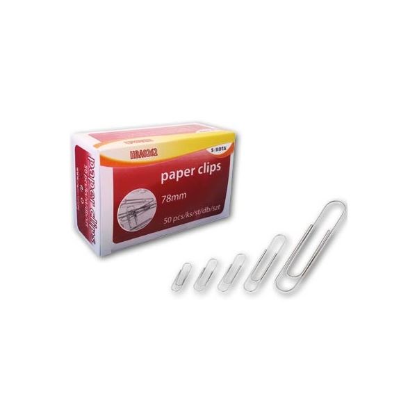 Kancelářské sponky Sakota, 78,0 mm, 50 ks