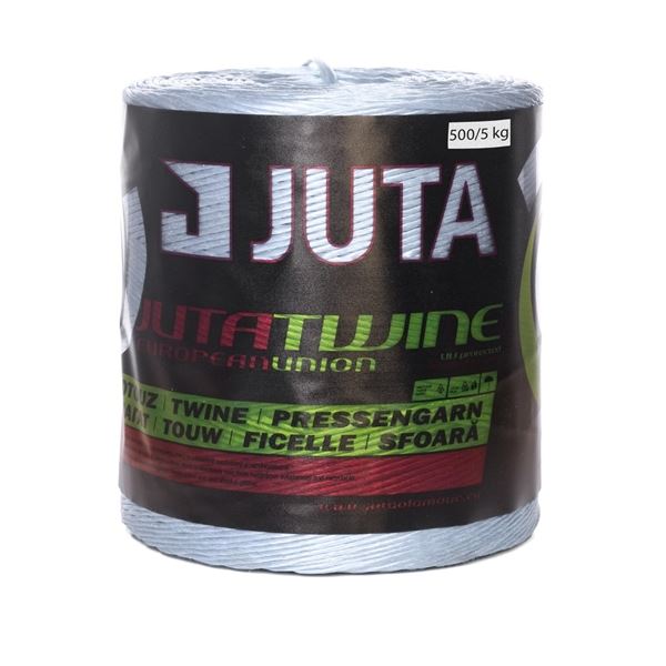Motouz umělý Juta 20000 dtex-bílý, 5 kg,náv.2500 m