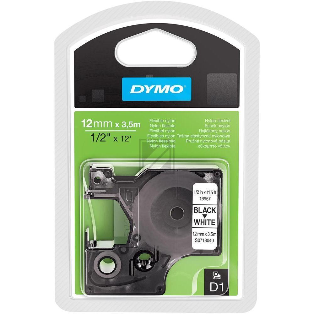 DYMO 12mm D1 Flexible Nylontape